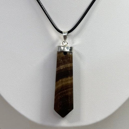 Chocolate Calcite Necklace (J203)