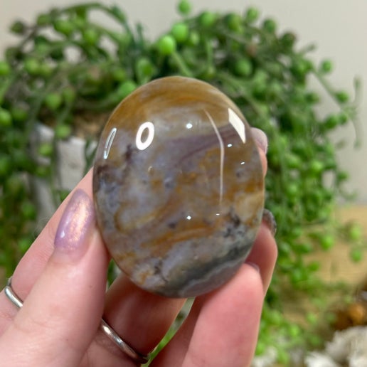 Ocean Jasper Palm Stone (G610)