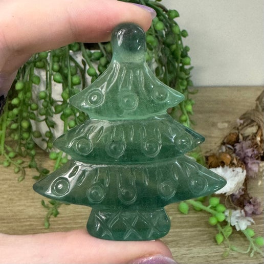 Green Fluorite Christmas Trees (H603) (H604) (H601) (H596)