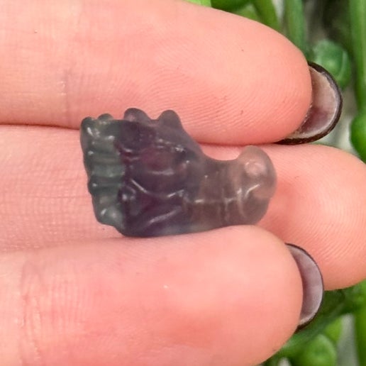 Fluorite Mini Dragon Head