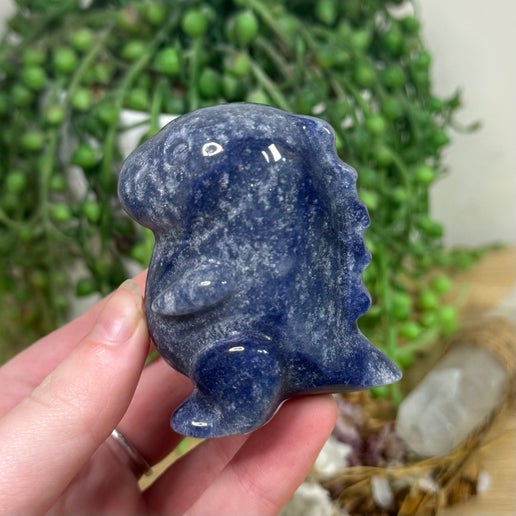 Blue Aventurine Chubby Dino (L519)