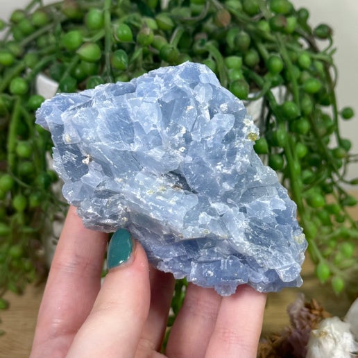 Blue Celestite Cluster (K156)