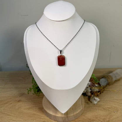 Red Jasper Necklace (I533)