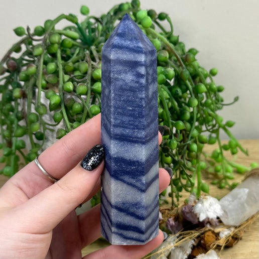 Blue Aventurine Tower (I715)