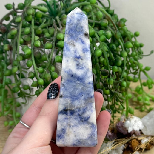 Blue Afghanite Tower (B928)