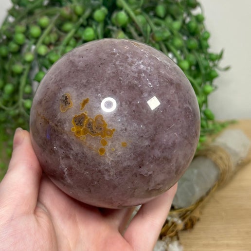 Amethyst / Agate Sphere (J776)