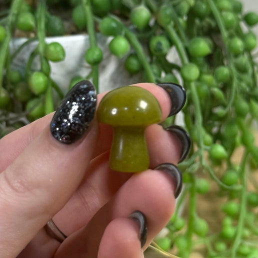 Green Jade Mini Mushroom