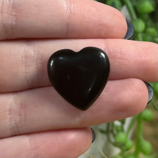 Black Obsidian Mini Heart