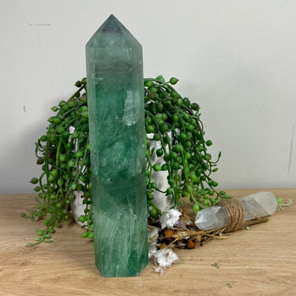 Green Fluorite Tower (J830)