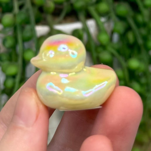 Aura Yellow Jade Duck (M150) (M143)