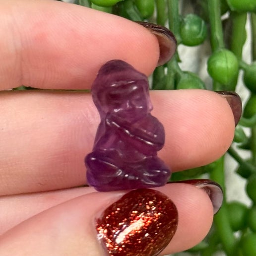 Fluorite Mini Lady Buddha