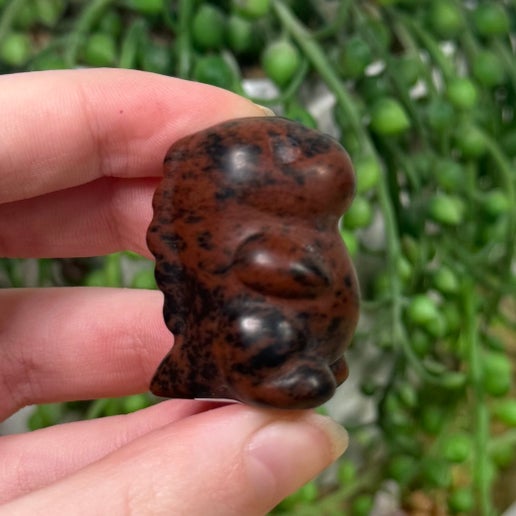 Mahogany Obsidian Chubby Dino (H926) (H925)