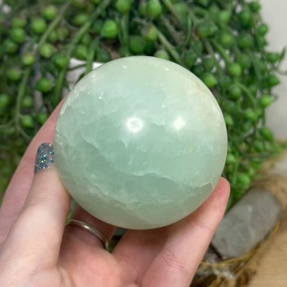 Ice Caribbean Calcite Sphere (J296)