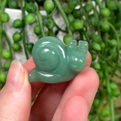 Green Aventurine Small Snail