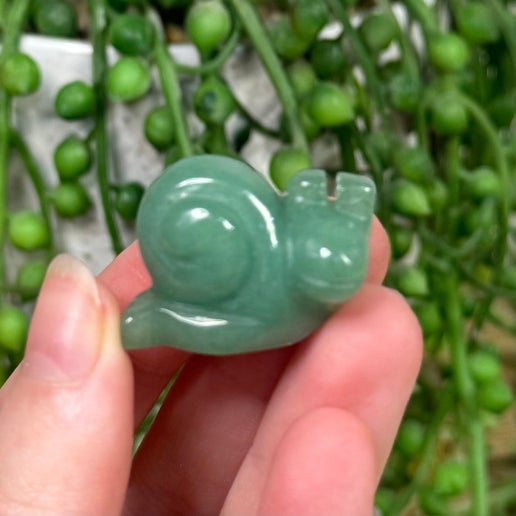 Green Aventurine Small Snail