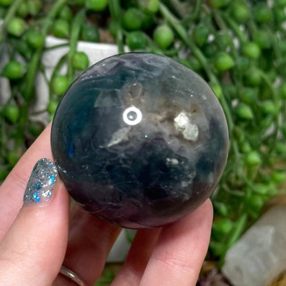 Rainbow Fluorite Sphere (D274)