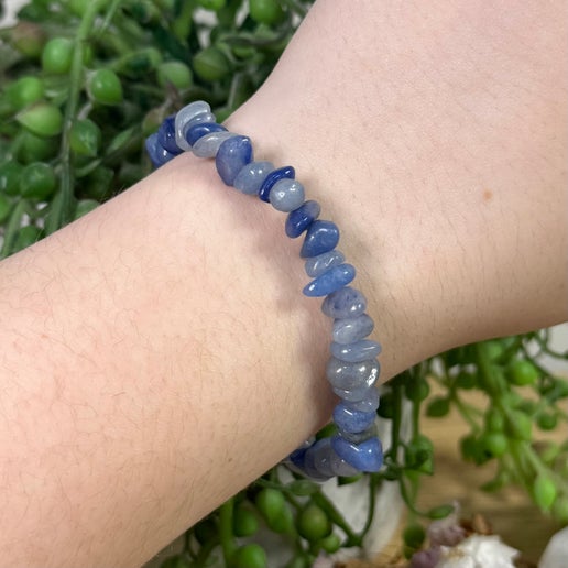Blue Aventurine Chip Bracelet