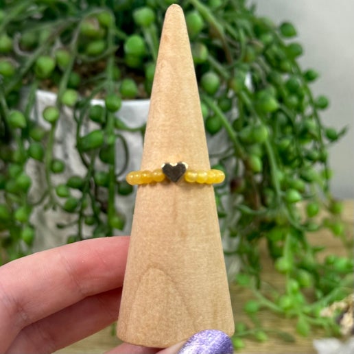 Golden Healer Beaded Ring