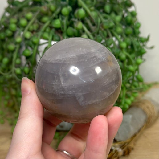 Blue Rose Quartz Sphere (H888)