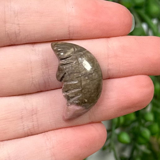 Rhodonite Small Moon Face