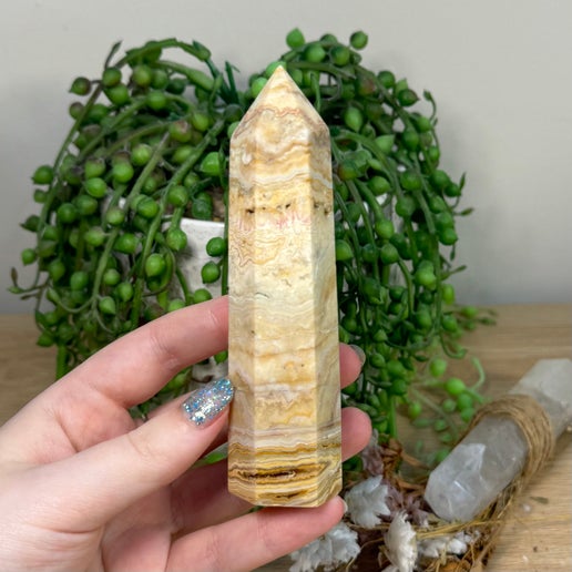 Silk Druzy Agatę Point (K495)